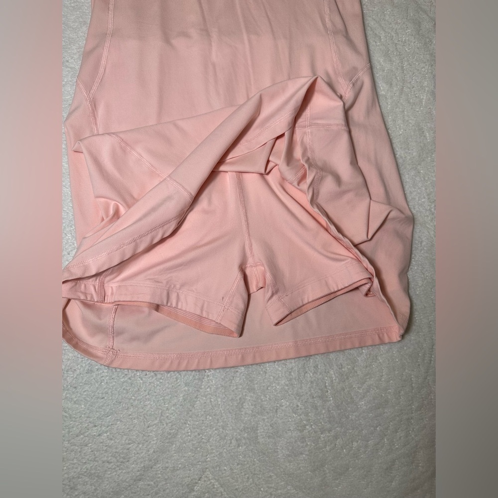 Crane pink athletic zipper-front sport dress. - Picture 3 of 5